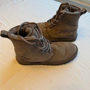 UGG Tan Suede Boots with Plush Lining